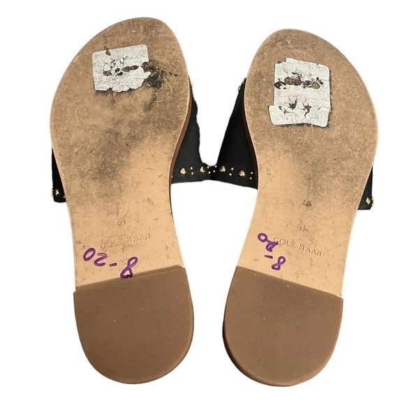 Cole Haan Anica Stud Slip-On Flat Sandals - Picture 6 of 8